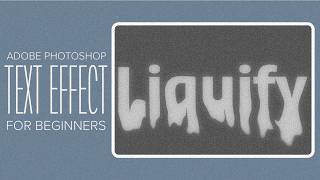 Create Melted Liquid Text Effect in Adobe Photoshop | Full Workflow