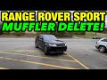 2018 Land Rover Range Rover Sport 3.0L V6 DUAL EXHAUST w/ MUFFLER DELETE!