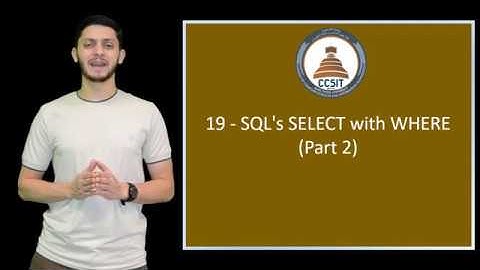 Oracle APEX Tutorial 19 - SQL