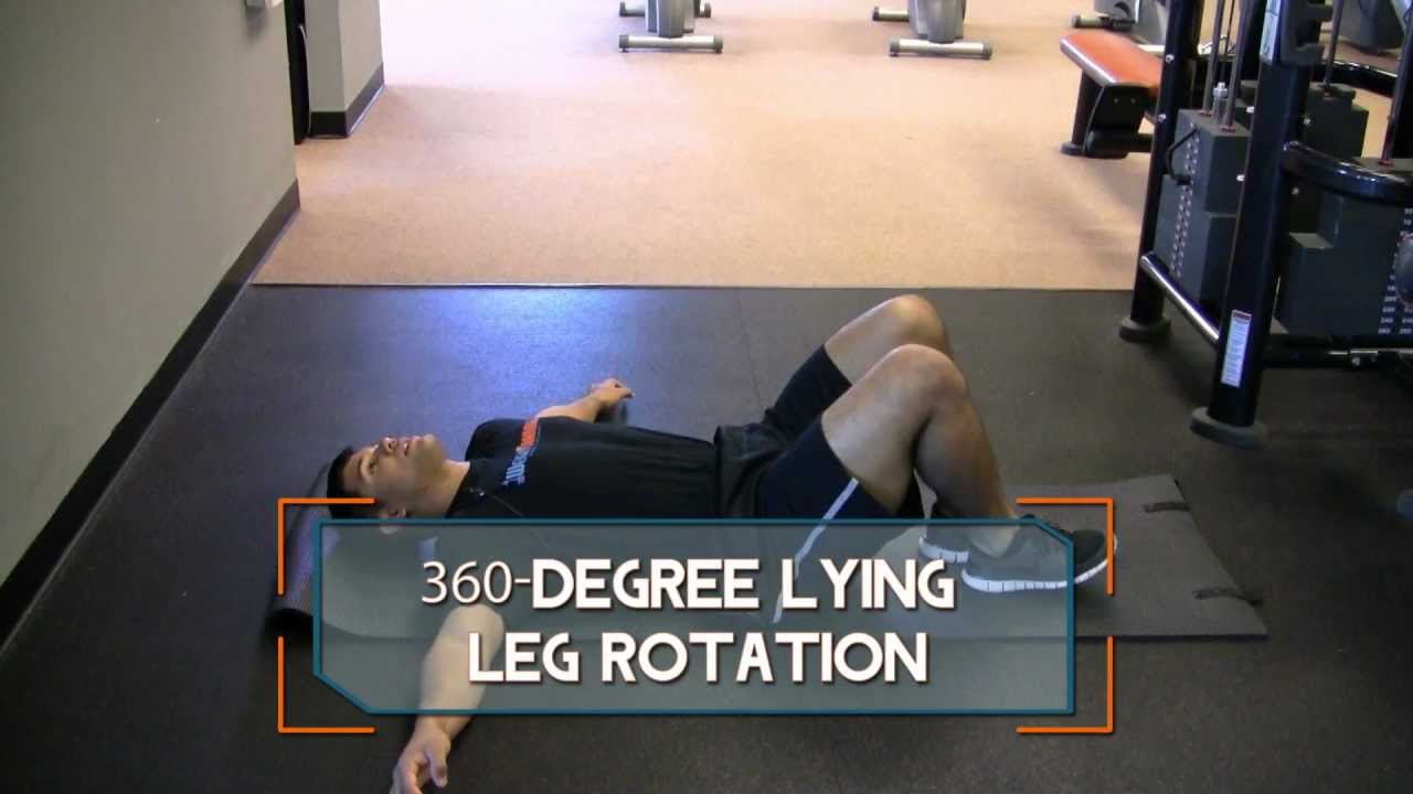 360-Degree Lying Leg Rotation