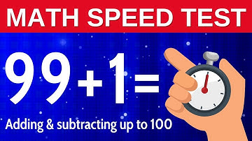 Addition and Subtraction Up To 100 - Speed Math, Math Game Addition up to 100, Math Quiz Subtraction