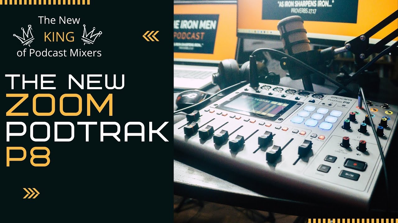 The Zoom Podtrak P8 Podcasting Mixer Best Podcast Mixer of 2022