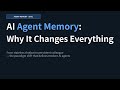 AI Agent Memory ep.1 | Why It Changes Everything
