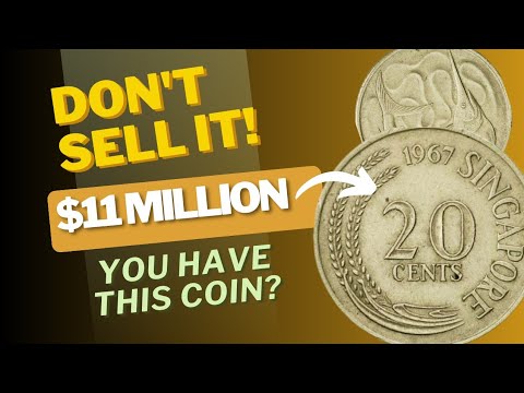 Rare 1967 Singapore 20 Cent Coins Worth Millions!