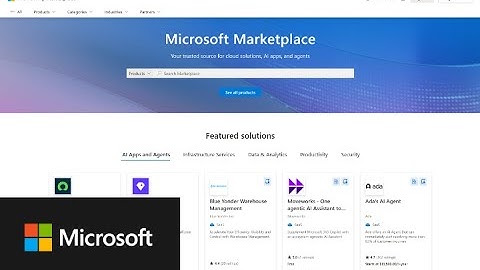 Microsoft Marketplace end-to-end experience demo