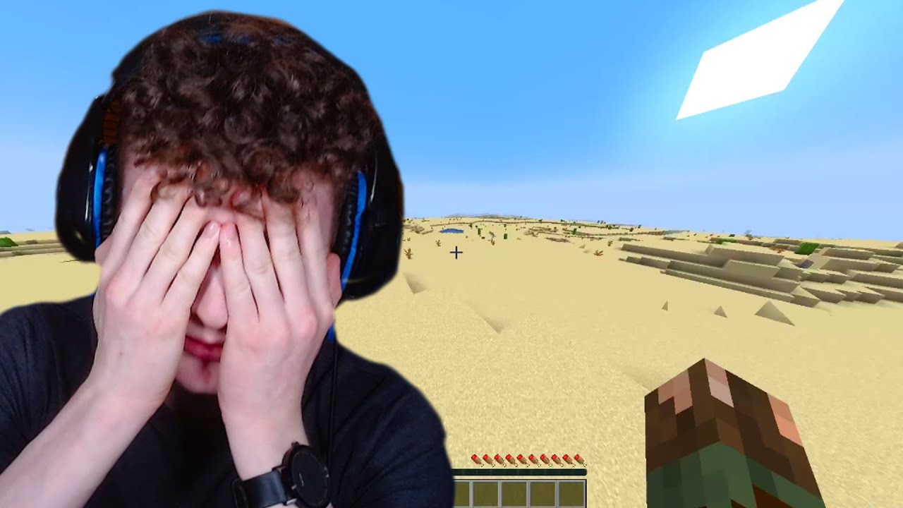 Minecraft But The WHOLE WORLD Is A DESERT!