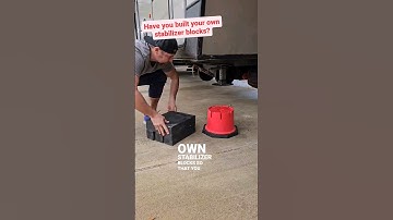 DIY RV Stabilizer Blocks to reduce wobbling