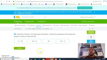 4/15 Write variable expressions: Word problems (XMD)