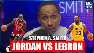 Kobe Fan Reacts to Stephen A Smith shows how Michael Jordan DESTROYS LeBron James in the GOAT debate