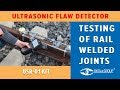 Demonstration of rail weld testing with the USR-01 kit, Cleveland (Ohio)