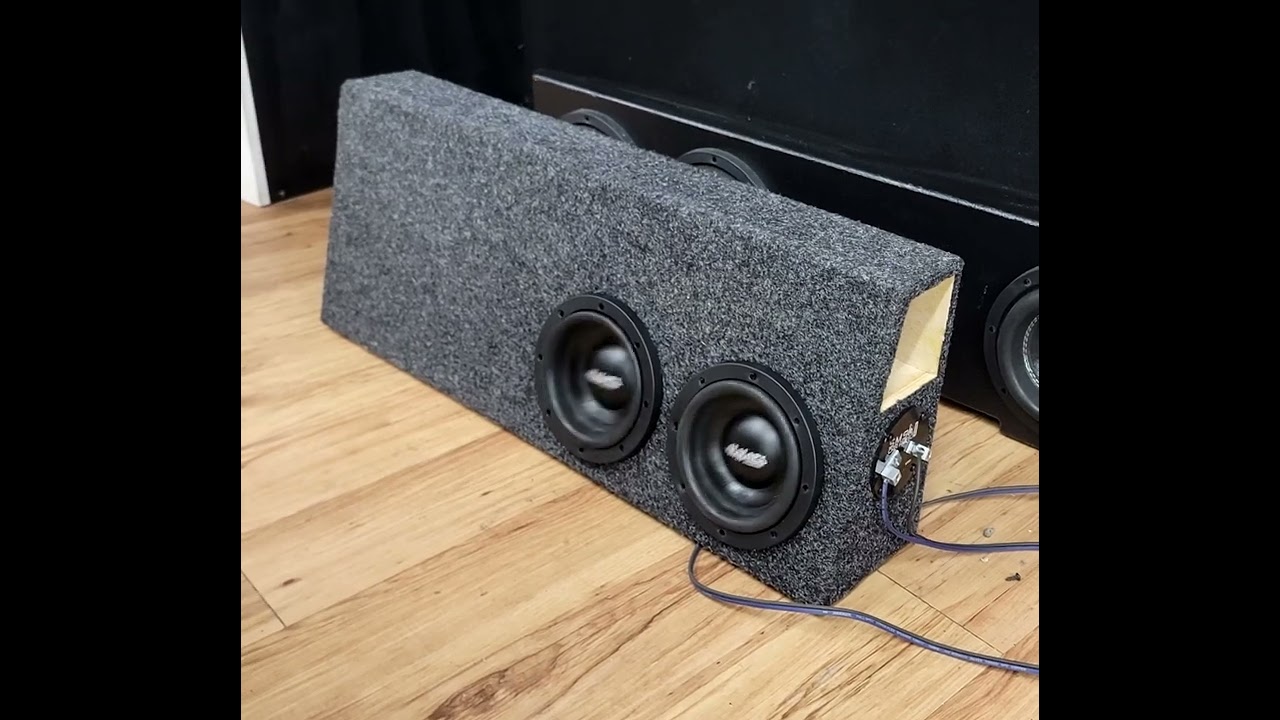 MMATS Dreadnaut 6.5" Subwoofers Ported Box 1990s S10