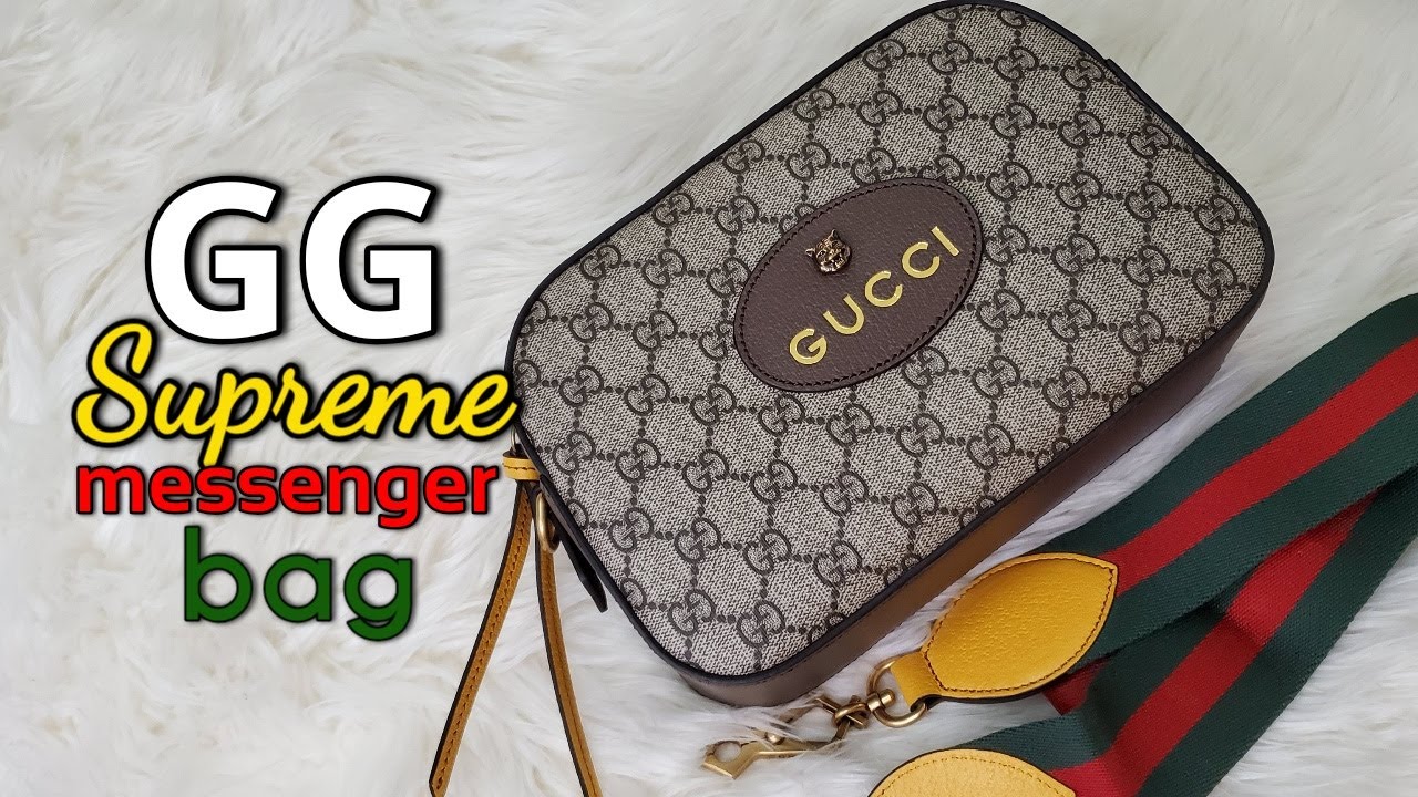 gg supreme messenger bag gucci