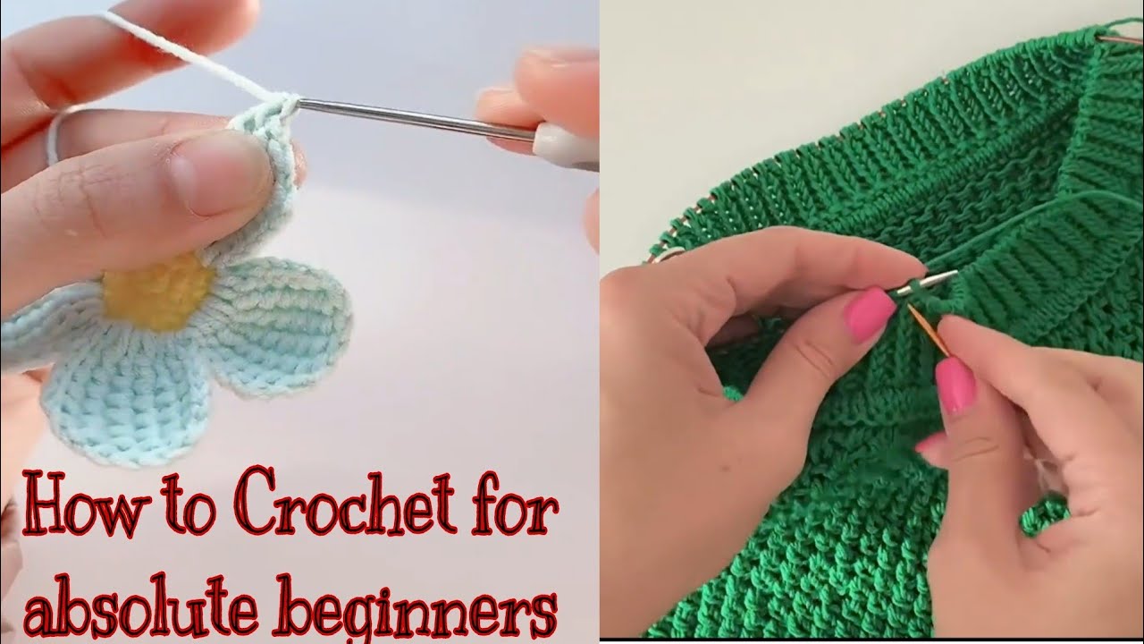 How to Crochet for absolute beginners | Crochet tutorial - YouTube