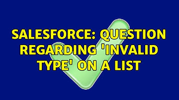 Salesforce: Question regarding 