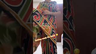 Grwm with motka saree #saree #fashion #sareedrapes