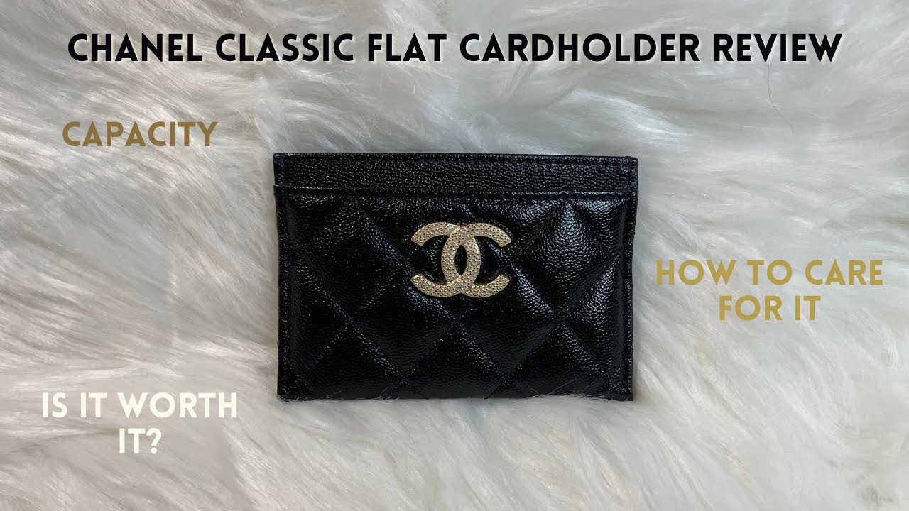 Chanel Classic Flat Cardholder Review: Capacity, How to Care for