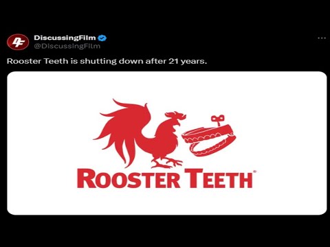 Rooster Teeth is being shut down by Warner Bros. Discovery