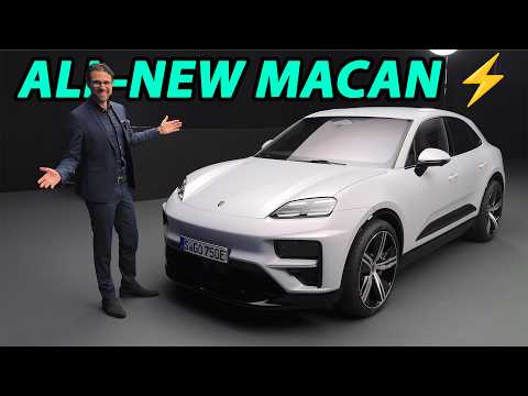 all-new Porsche Macan electric REVEAL REVIEW Macan 4 vs Turbo