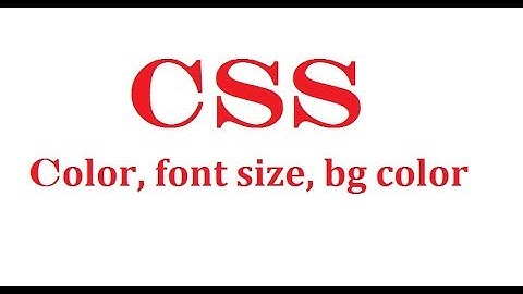 How to change background color and text alignment in CSS .