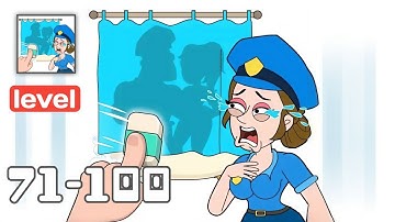 Prank Police: Delete One Part - Gameplay Walkthrough Levels 71-100 - Funny tricky puzzle game
