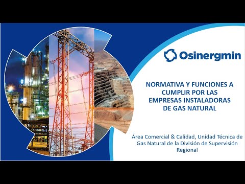 Normativa y funciones a cumplir por las empresas instaladoras de gas natural