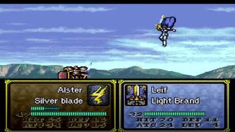 Fire Emblem 4 - Leif Second Critical