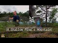 A shallow ponds mountain  southern norway in 4k
