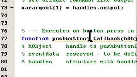 MATLAB Tutorial   30 GUIDE Changing object properties with callbacks