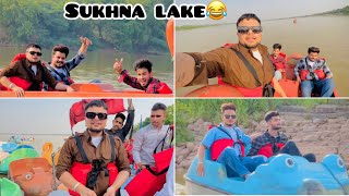 Sukhna lake boating😂😂 || Ankush Thakur ||