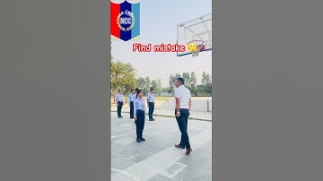 ग़लती पकड़ो 🤔?? Ncc new cadets 🇮🇳 #ncc #new #shortvideo #shorts #trending #training #army #girl