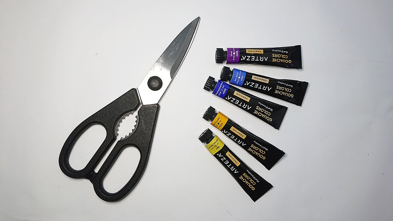 Are Your Gouache Paints STUCK? How I open the lids of dried Paint Tubes ...
