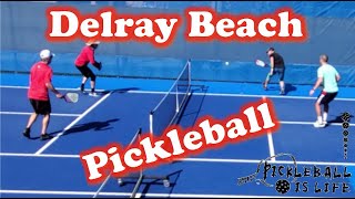 Eric Price, Howie & Scott Rowling - Delray Beach Tennis Center Pickleball