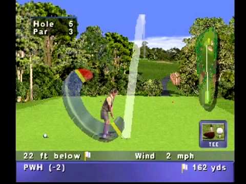 PGA Tour '98 -- Playstation PS1 -- Gameplay