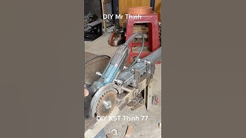 #diy #tools , tự chế máy cắt ray trượt hành trình dài cực kỳ hiệu quả sử dụng máy mài góc