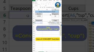 How to use Convert function || Tips & Tricks in Excel ||@MiniEinstein123