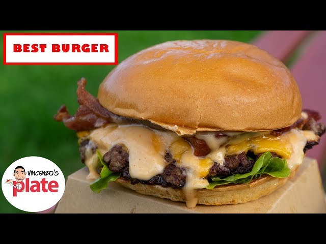 Maple Bacon Smash Burger - The Tipsy Housewife