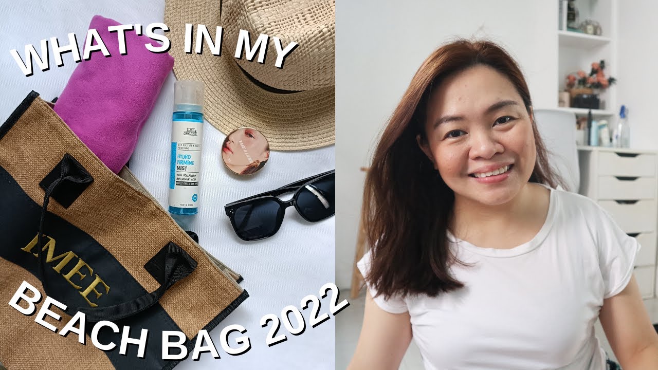 WHAT'S IN MY BEACH BAG 2022 | BEACH ESSENTIALS | TRAVEL ESSENTIALS