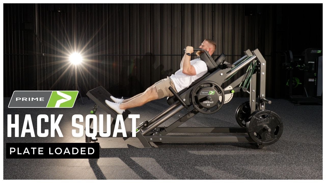 Spring Hack Squat Machine Prime Hack Squat Machine | How to Set up and Perform - YouTube