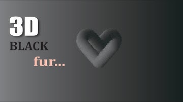 Adobe Illustrator : How to create 3D Heart Fur Effect | Best Easy Tutorial 2021.