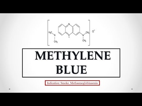 Vidéo: Bleu De Méthylène - Instructions, Application, Indications