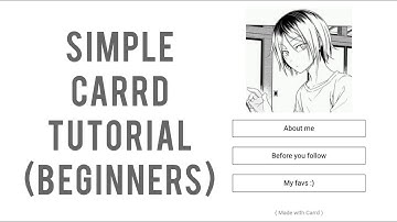 Simple「 carrd.co 」tutorial ✰ [buttons, multiple pages and more]
