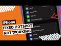 How To Fix iPhone Personal Hotspot Missing or Not Working