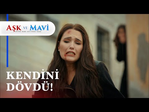 Gülizar, taşla kendi yüzünü parçaladı! - Aşk ve Mavi 8. Bölüm