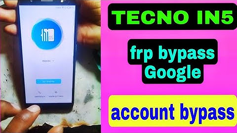 TECNO IN5 FRP BYPASS WITHOUT PC TECNO IN5 Google Lock  Remove By Waqas Wobile tecno in5 frp bypass