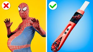 Spiderman Parenting Hacks! How To Be A Cool Parent by Gotcha! Hacks