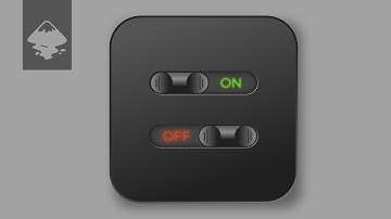 How to Create ON/OFF Toggle Switch Illustration in Inkscape