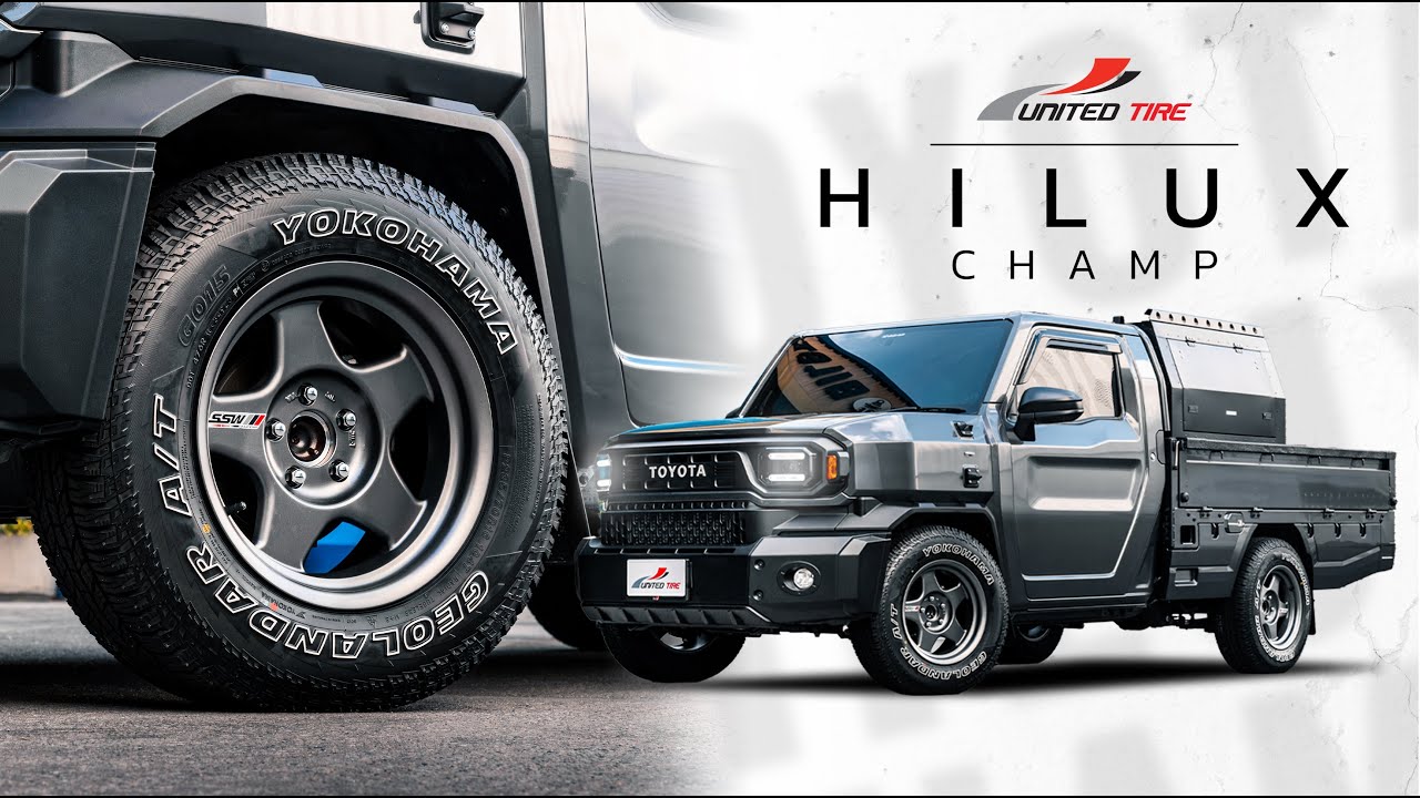 TOYOTA HILUX CHAMP "IMV 0" | SSW S323 & YOKOHAMA G015 - YouTube