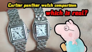 Cartier panther watch comparison by Steven