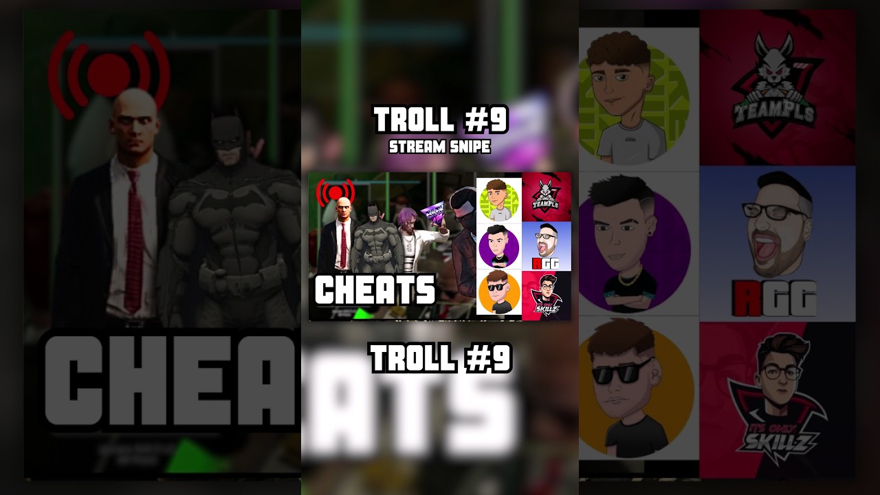 Stream Snipe Σε Streamers! #troll #streamsnipe #fivem #gta #cheats