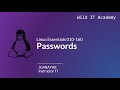 Passwords | Linux Essentials 010-160 | Wild IT Academy